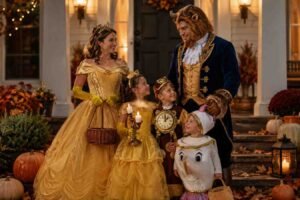 Beauty and the Beast Family Halloween Costumes That Bring the Fairytale to Life