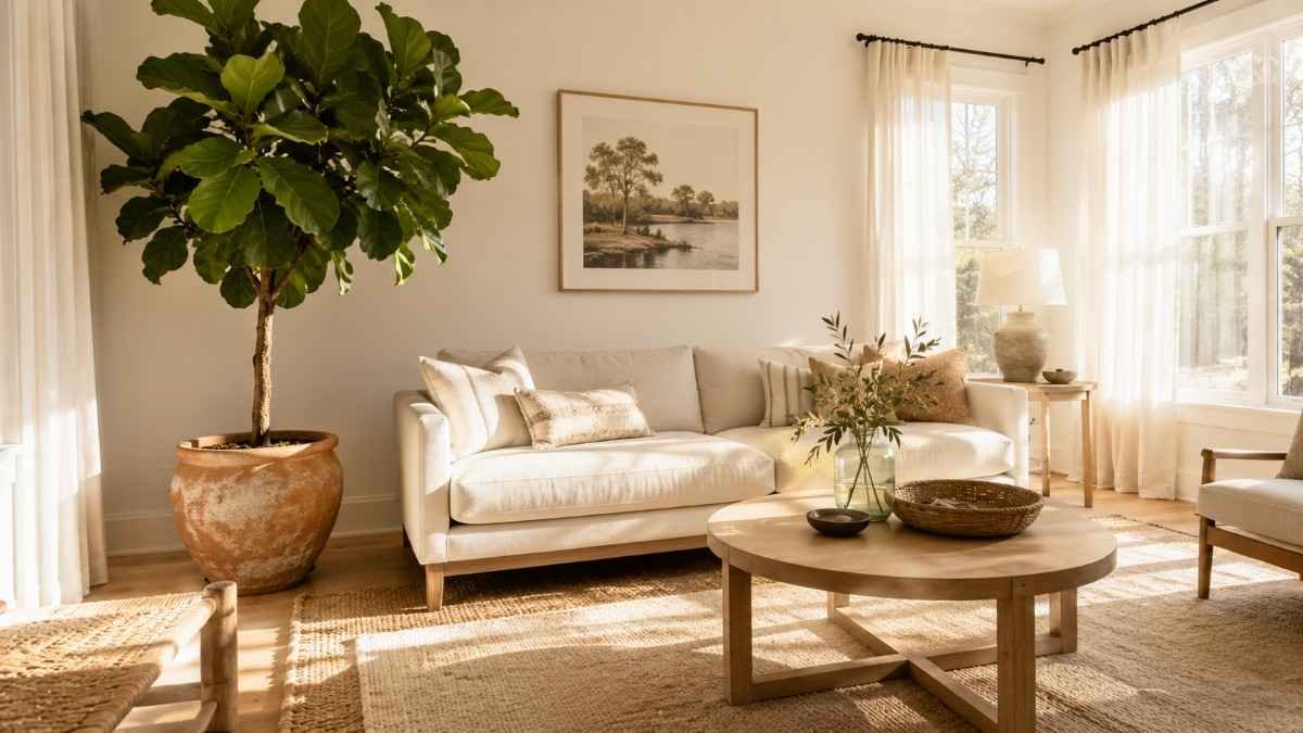A Light and Airy Living Room Reveal Ultimate Transformation