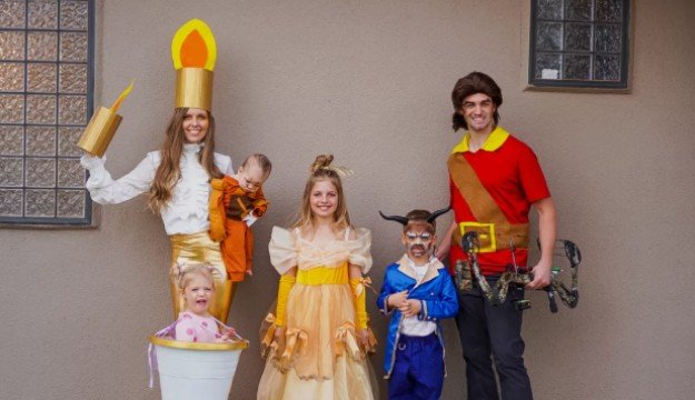 Beauty and the Beast Family Halloween Costumes