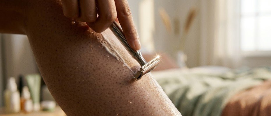 Shaving on Dry Skin
